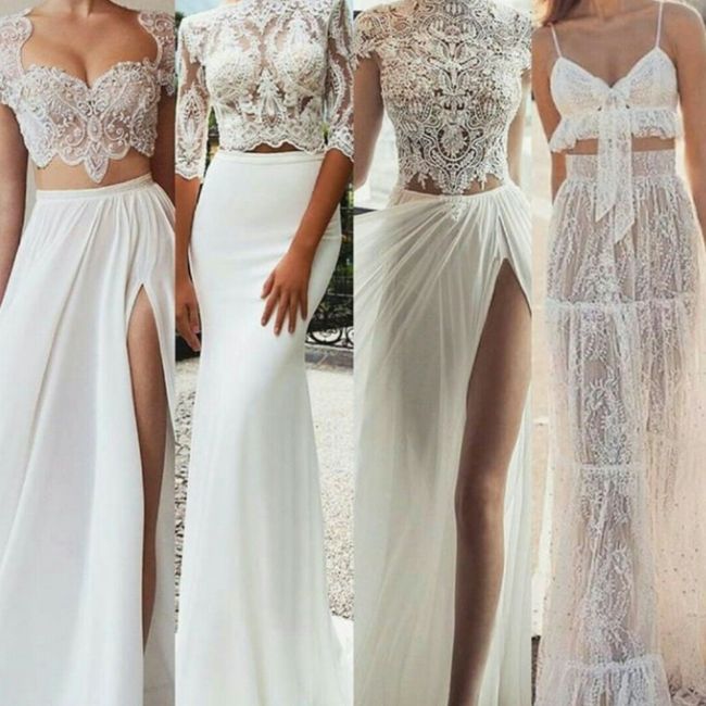 e se seu noivo fosse escolher seu vestido ... qual escolheria? 👰 3
