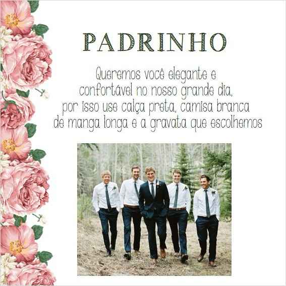 dress code padrinho