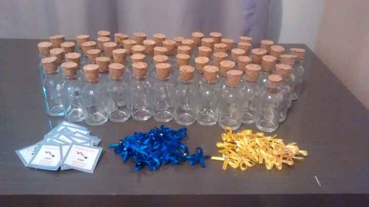 Material separado para começar a montagem...