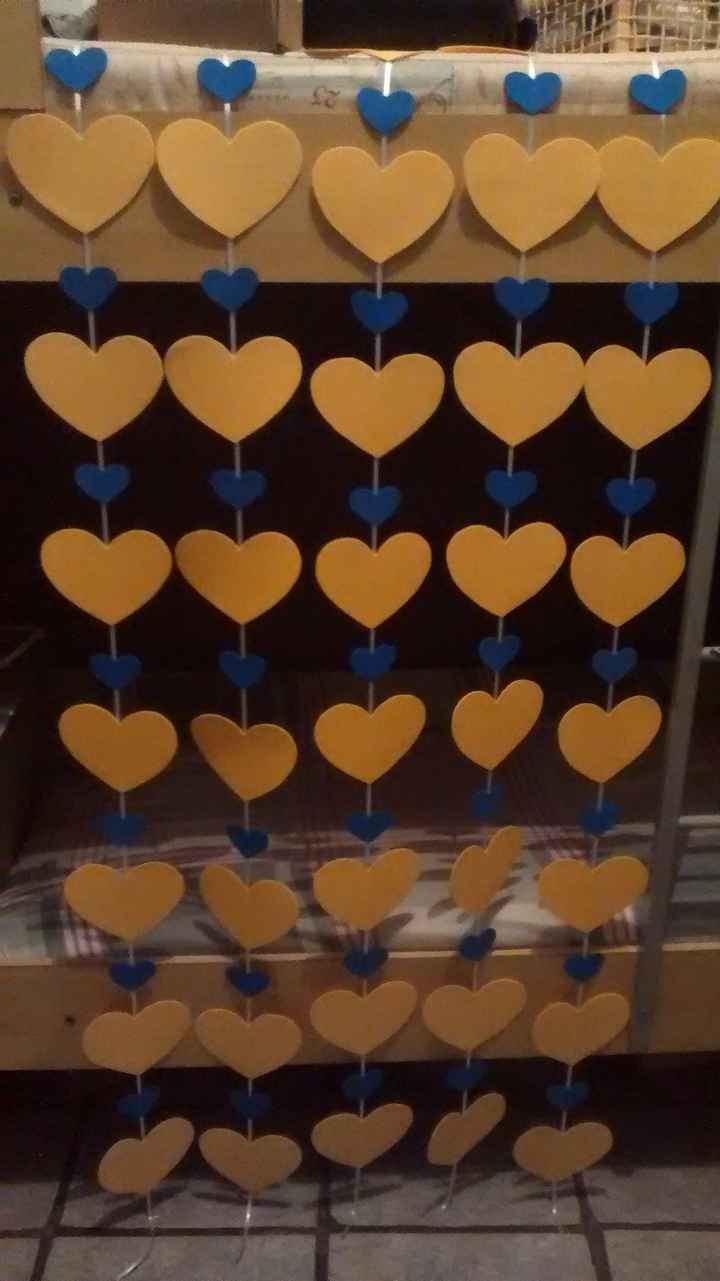 Cortinha de Corações.