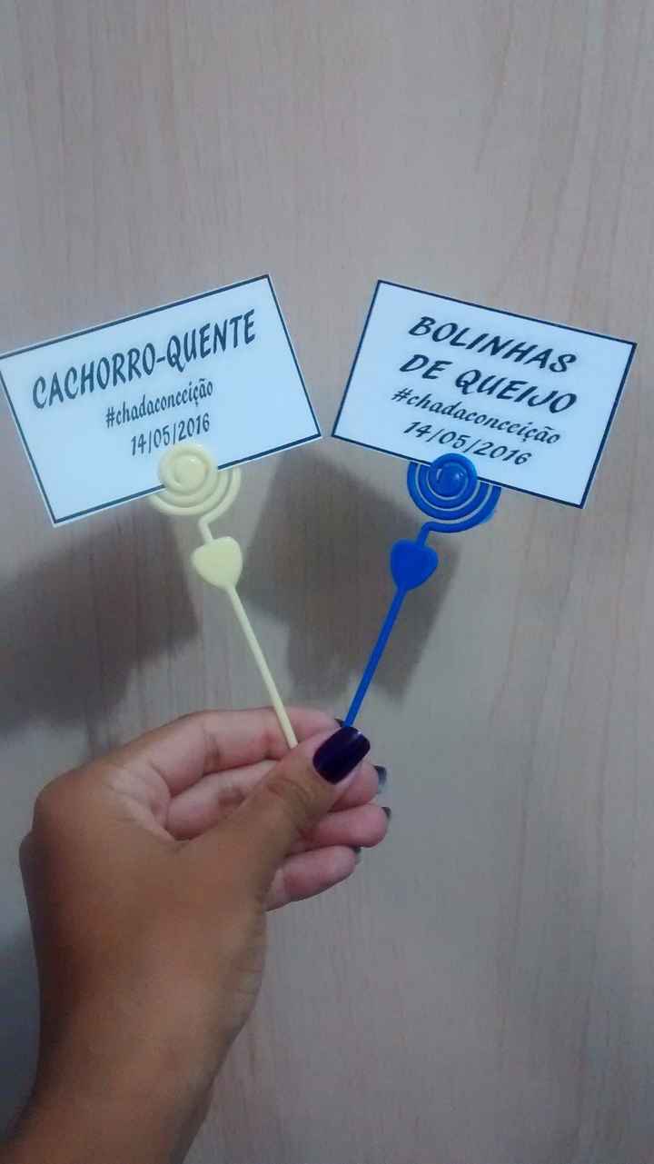 Plaquinhas Chá de Panela...