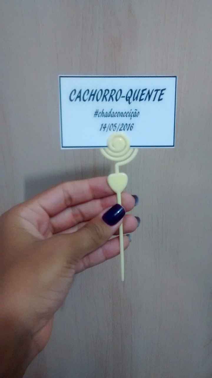 Plaquinhas Chá de Panela...