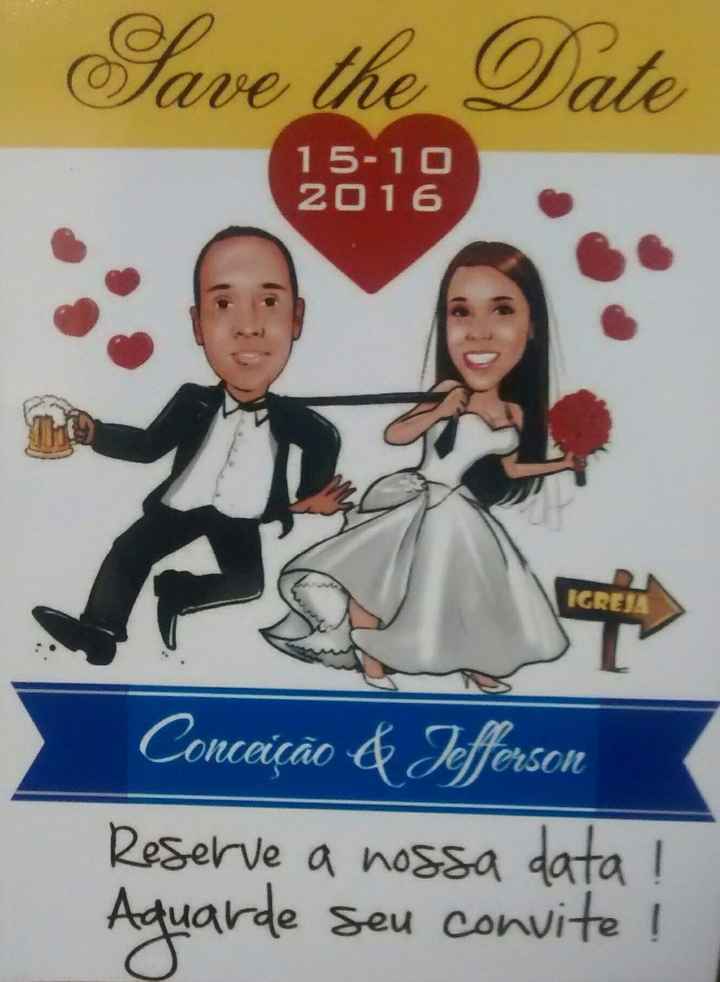 Meu Save The Date.