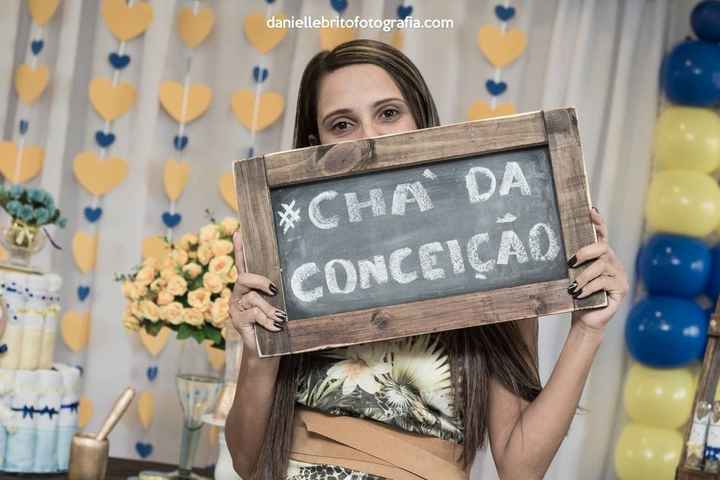 Meus momentos no chá de panela...