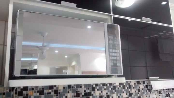 Microondas na minha futura cozinha...