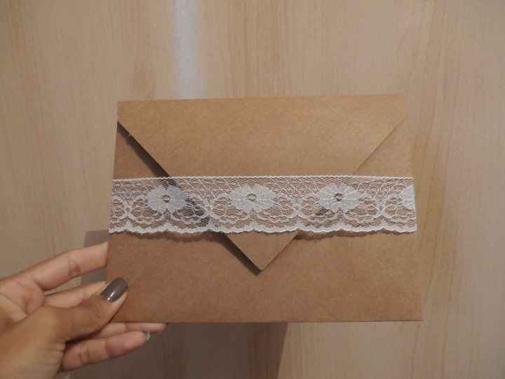 Detalhes do envelope...