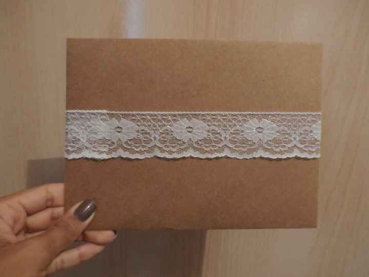 Detalhes do envelope...