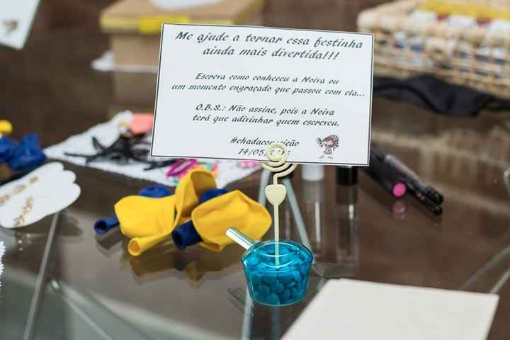 Mesa das brincadeiras - Detalhes.