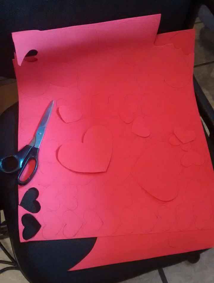 Preparativos para o dia dos namorados.