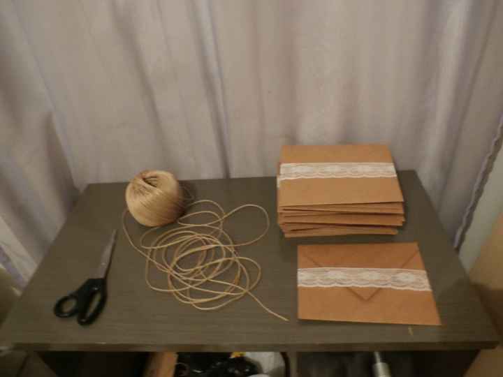 3ªEtapa de montagem do meu convite de casamento.