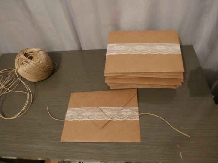 3ªEtapa de montagem do meu convite de casamento.