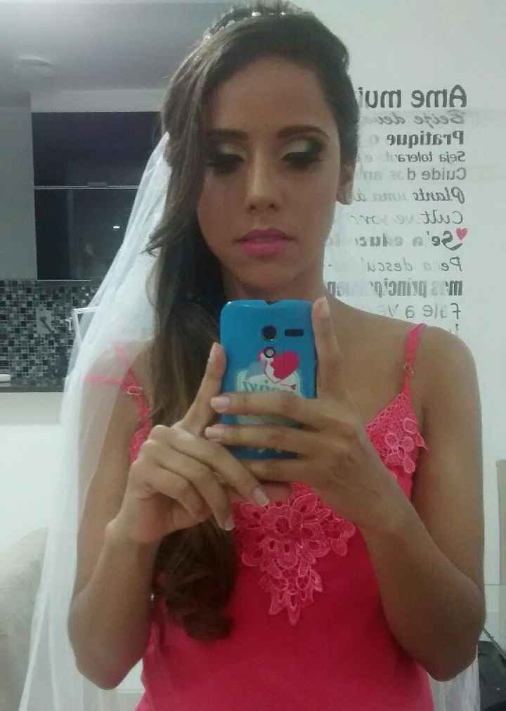 Prévia do meu penteado e maquiagem... #vemver! - 3