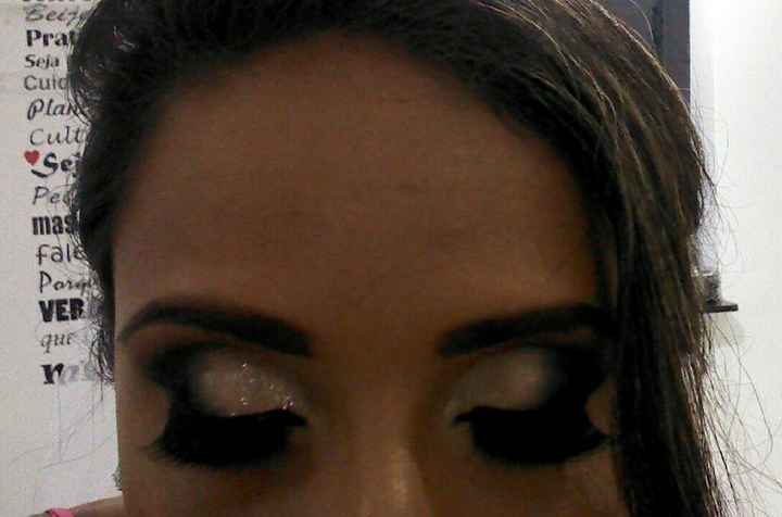 Prévia do meu penteado e maquiagem... #vemver! - 4