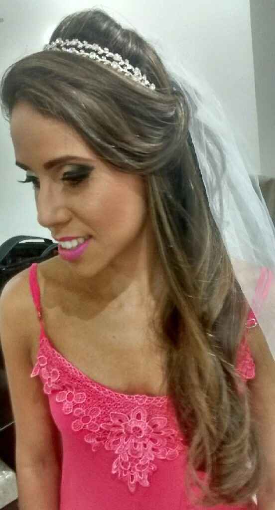 Prévia do meu penteado e maquiagem... #vemver! - 5