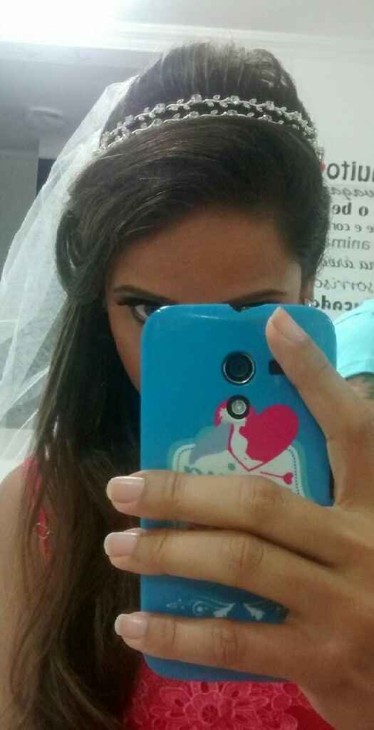 Prévia do meu penteado e maquiagem... #vemver! - 6