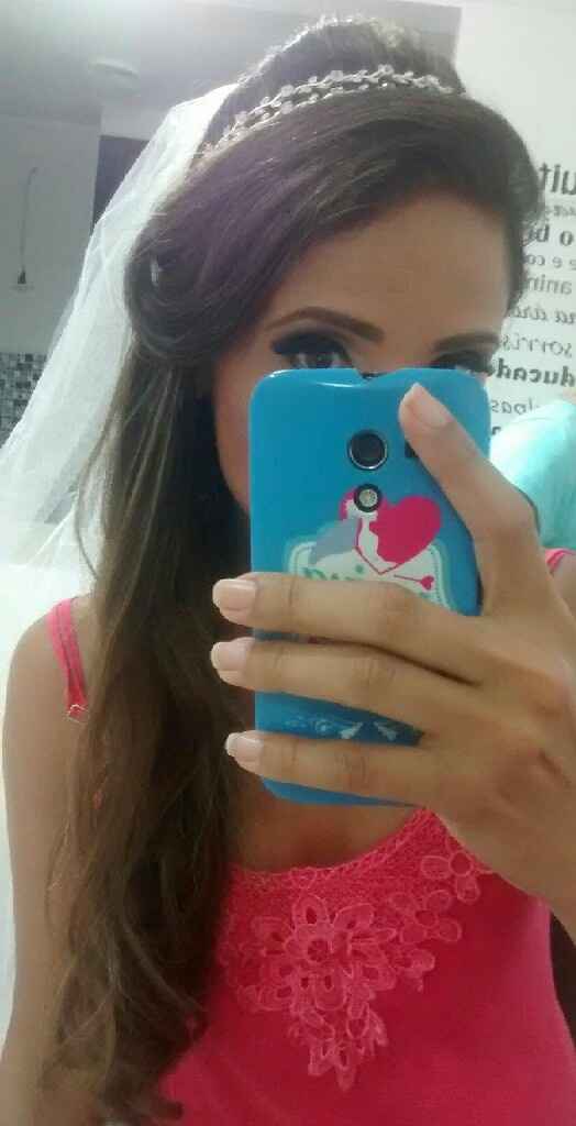 Prévia do meu penteado e maquiagem... #vemver! - 7