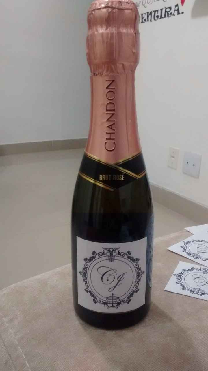 Chandon etiquetado.