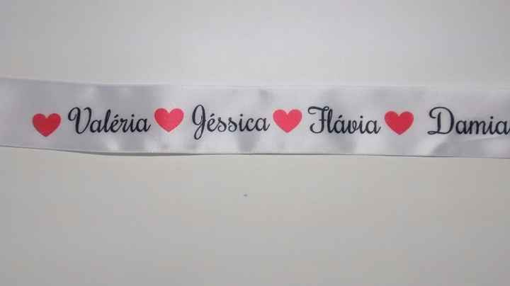Fita para a barra do vestido de noiva.