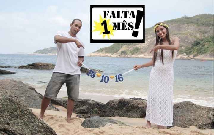 Falta 1 mês!