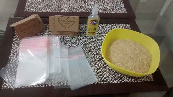 Chuva de arroz!