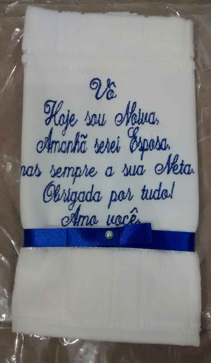 Toalhinha avõ da noiva.