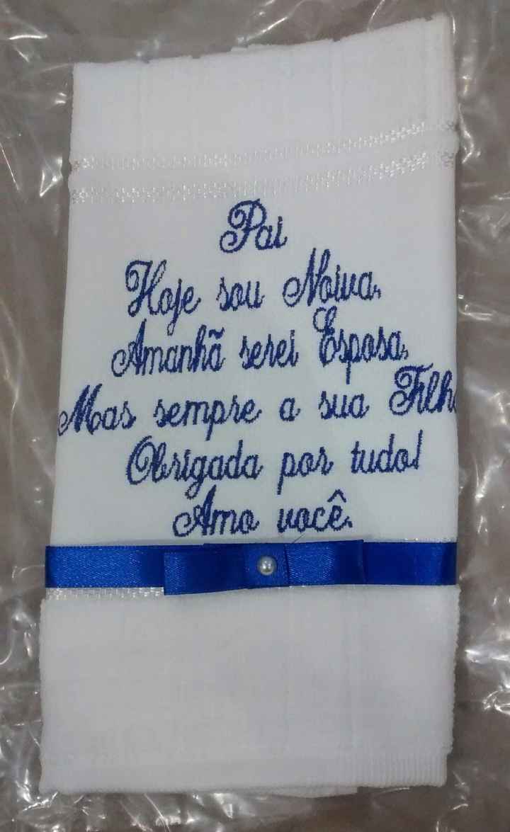 Toalhinha Pai do Noiva.