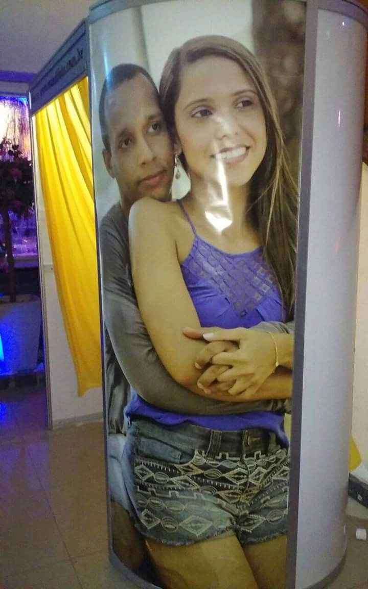 FotoCabine personalizada com a nossa foto.