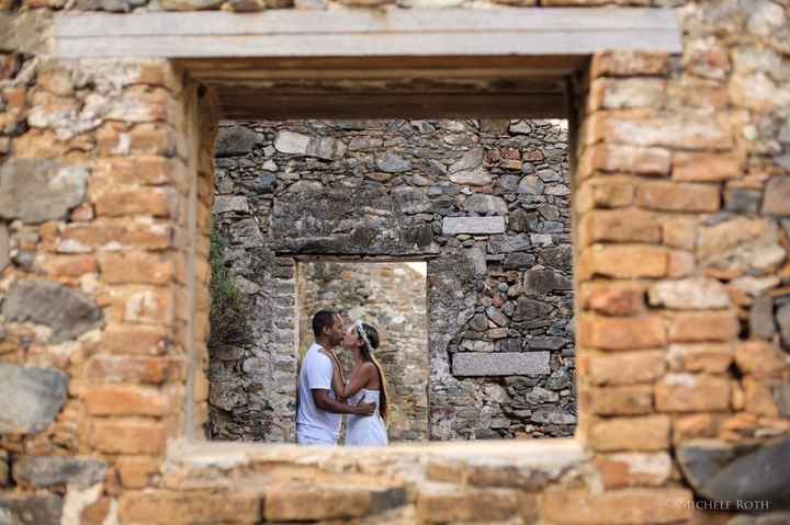 Prévia Trash The Dress em Noronha.