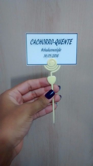 Plaquinhas Chá de Panela...