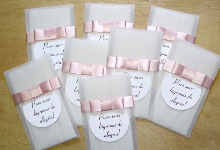 Lágrimas de Alegria com papel vegetal