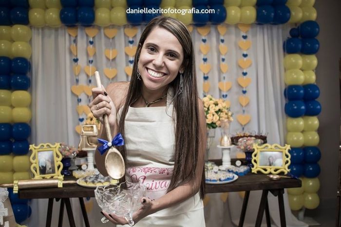 Meus momentos no chá de panela...