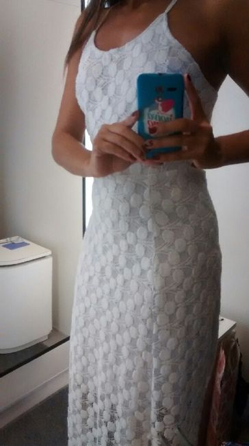 Meu vestido branco para o pré-wedding... #vemver - 5