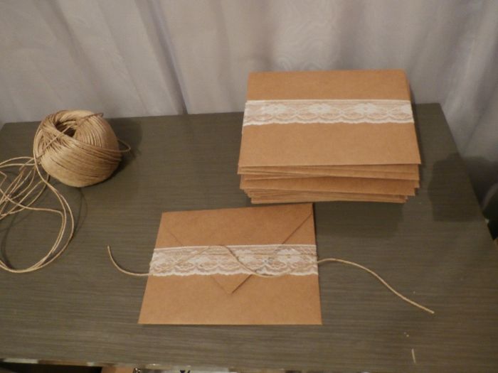 3ªEtapa de montagem do meu convite de casamento.