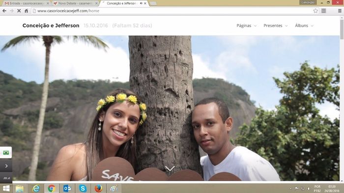 Nossa web de casamento.