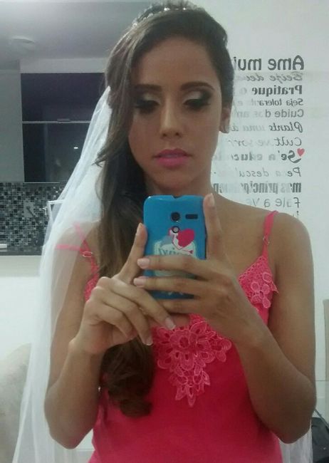 Prévia do meu penteado e maquiagem... #vemver! - 3