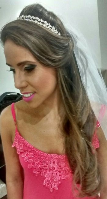 Prévia do meu penteado e maquiagem... #vemver! - 5