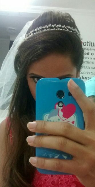 Prévia do meu penteado e maquiagem... #vemver! - 6