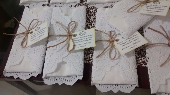 Minhas lágrimas de alegria.