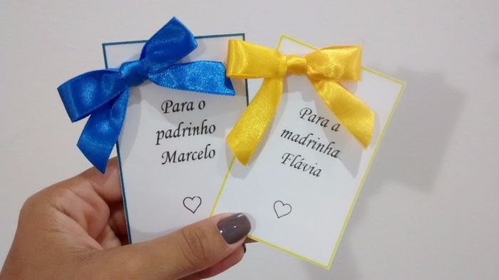Tag com os nomes...