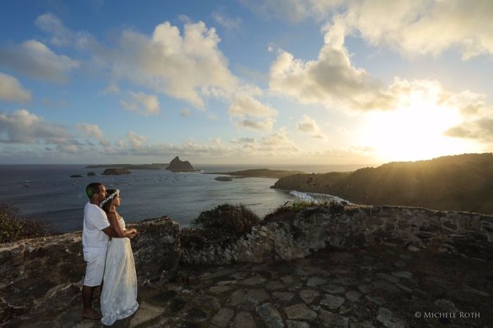 Prévia Trash The Dress em Noronha.