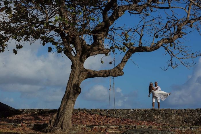 Prévia Trash The Dress em Noronha.