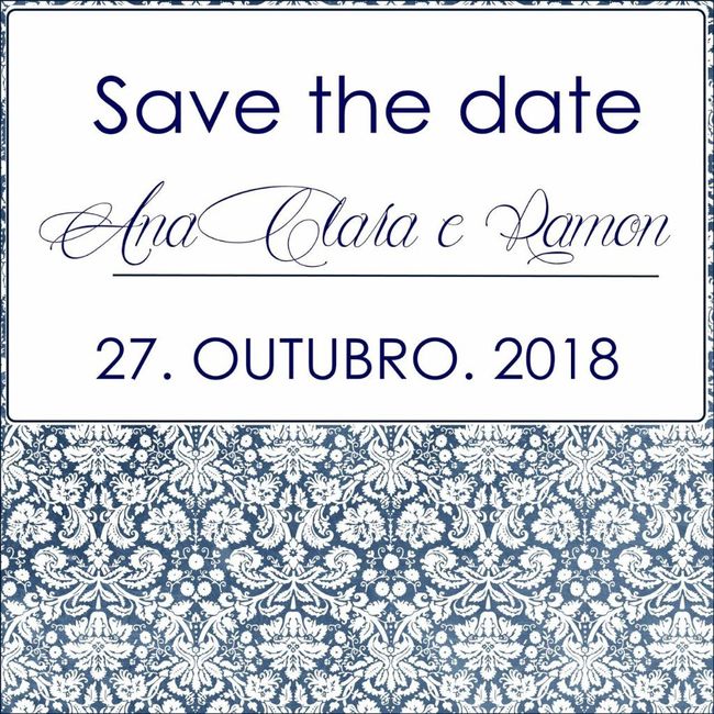 Nosso save the date 
