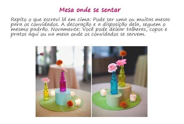 Mesa onde se sentar