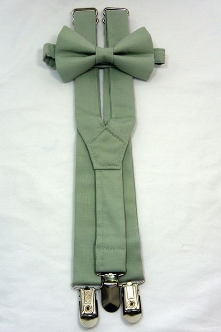 gravata borboleta sage green em salvador - 2