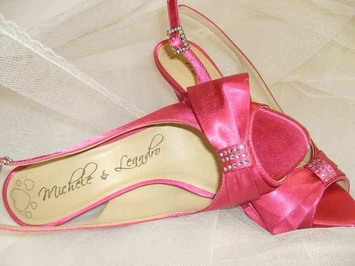 Sapatos personalizados para noiva
