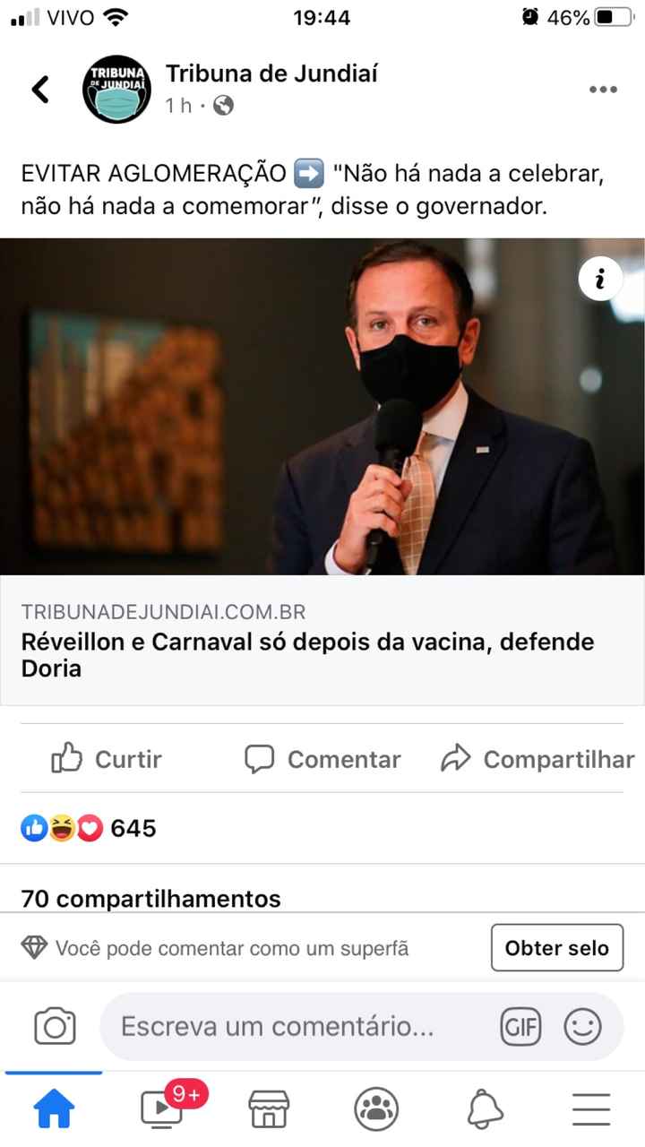 Pânico: Carnaval e Réveillon cancelados . e os casamentos? - 1