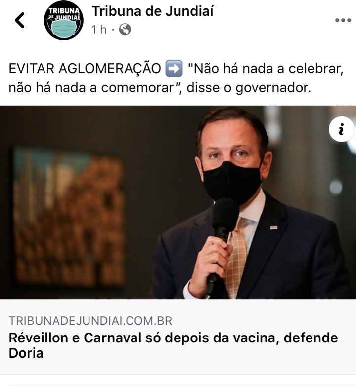 Pânico: Réveillon e Carnaval Cancelados. e os casamentos? Adiados mais uma vez? - 1