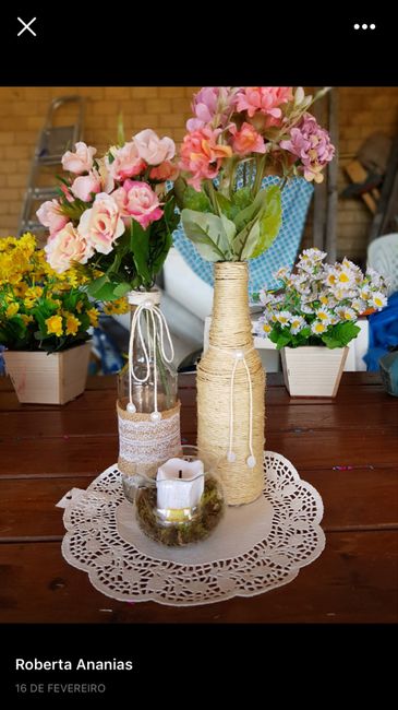Diy centro de mesa inspirações - 3