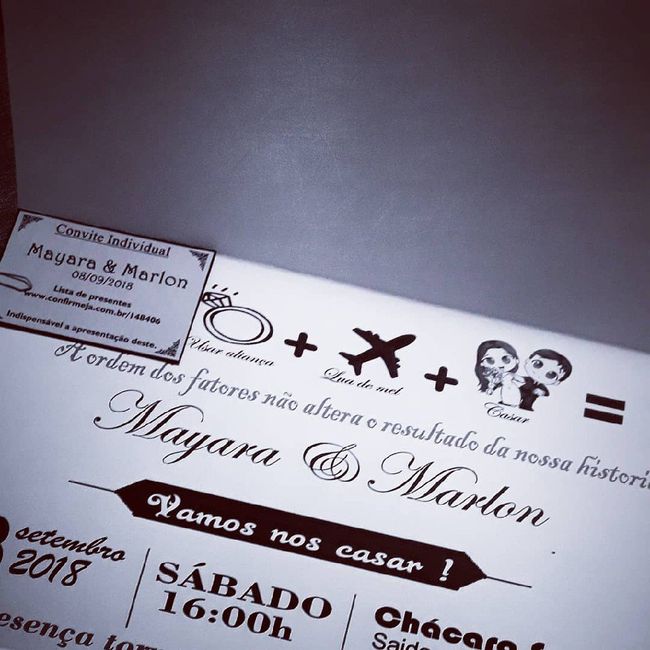 Entrega dos convites..vem ver!!!! - 2