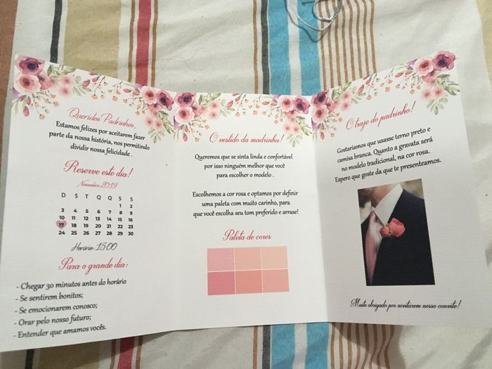 Convite dos padrinhos!!! vem ver 🥰 - 2